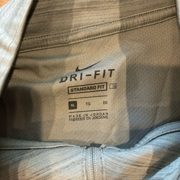 Nike Dri-Fit Racer Running Top Men XL Top 1/4 Zip Green - Picture 4 of 8